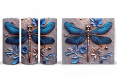 Dragonfly Tumbler Design. Dragonfly Sublimation Product Image 2