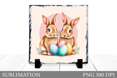Easter Bunny Sublimation. Easter Bunny Slate Design Product Image 1