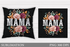 Mother's Day Sublimation. Mother's Day Pillow Sublimation Product Image 1