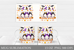 Halloween Goose Mug Design. Halloween Mug Sublimation Product Image 1