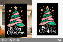 Christmas Tree Garden Flag. merry Christmas Garden Flag Product Image 1