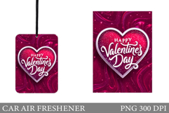Valentines Day Car Air Freshener. Heart Car Air Freshener Product Image 1