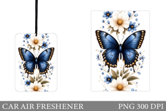 Butterfly Car Air Freshener Design. Butterfly Sublimation Product Image 1