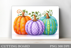 Pumpkins Cutting Board Design. Pumpkins Sublimation Product Image 1