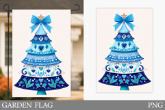 Christmas Tree Garden Flag. Merry Christmas Garden Flag Product Image 1