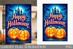 Halloween Garden Flag Design. Halloween Sublimation Product Image 1