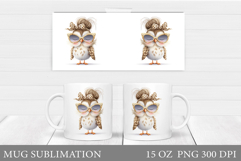Bird Mug Sublimation. Cute Bird Sublimation Product Image 1