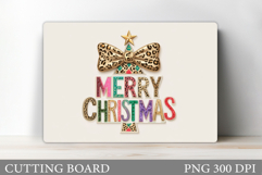 Christmas Tree Cutting Board. Kitchen Cutting Board Design Product Image 1