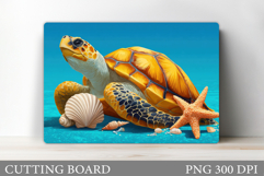 Turtle Kitchen Cutting Board. Sea Turtle Cutting Board Product Image 1