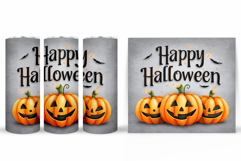Halloween Pumpkin Tumbler Wrap. Halloween Tumbler Design Product Image 2