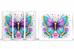 Butterfly Tumbler Sublimation. Butterfly Sublimation Product Image 2