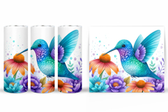 Hummingbird Tumbler Design. Hummingbird Sublimation Product Image 2