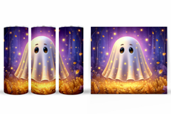 Ghost Tumbler Sublimation. Halloween Tumbler Design Product Image 2
