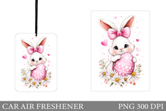 Easter Bunny Car Air Freshener. Easter Car Air Freshener Product Image 1