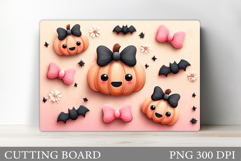 Halloween Pumpkin Cutting Board. Halloween Cutting Board Product Image 1