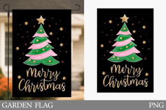 Christmas Tree Garden Flag. merry Christmas Garden Flag Product Image 1