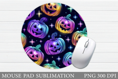 Halloween Pumpkin Mouse Pad. Halloween Mouse Pad Design Product Image 1