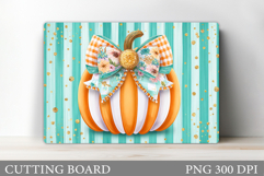 Pumpkin Cutting Board Design. Pumpkin Sublimation Product Image 1