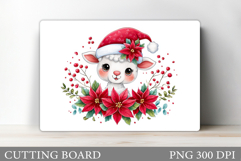 Christmas Lamb Cutting Board. Christmas Cutting Board Product Image 1