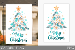 Christmas Tree Garden Flag. Merry Christmas Garden Flag Product Image 1