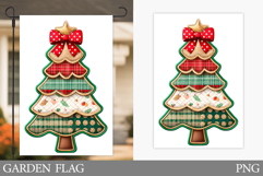 Christmas Tree Garden Flag. Merry Christmas Garden Flag Product Image 1