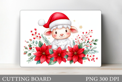 Christmas Lamb Cutting Board. Christmas Cutting Board Product Image 1