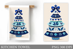 Christmas Tree Kitchen Towel. Christmas Kitchen Towel Product Image 1