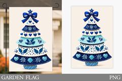 Christmas Tree Garden Flag. Merry Christmas Garden Flag Product Image 1