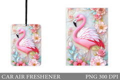 Flamingo Car Air Freshener. Summer Car Air Freshener Product Image 1