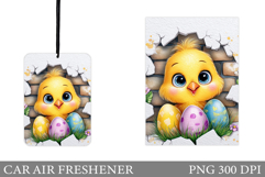 Easter Chick Car Air Freshener. Easter Car Air Freshener Product Image 1