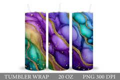 Abstract Tumbler Sublimation. Abstraction Tumbler Design Product Image 1