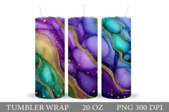 Abstract Tumbler Sublimation. Abstraction Tumbler Design Product Image 1