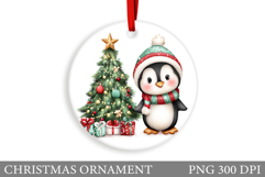 Cute Penguin Christmas Ornament. Christmas Ornament Design Product Image 1