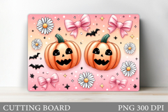 Halloween Pumpkin Cutting Board. Halloween Cutting Board Product Image 1