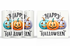 Halloween Pumpkin Tumbler Wrap. Halloween Tumbler Design Product Image 2