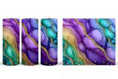 Abstract Tumbler Sublimation. Abstraction Tumbler Design Product Image 2