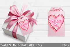 Valentines Day Gift Tag Design. Valentine Gift Tag Printable Product Image 1
