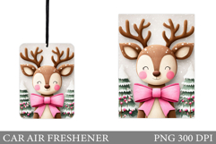 Cute Deer Car Air Freshener. Christmas Car Air Freshener Product Image 1