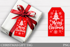 Christmas Tree Gift Tag Design. Christmas Gift Tag Printable Product Image 1