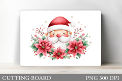 Santa Claus Cutting Board. Christmas Cutting Board Product Image 1