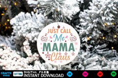 Christmas Round sign Svg design holiday quotes Svg Christmas Product Image 1