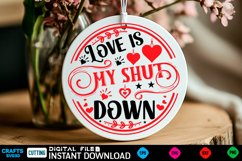 Love is my Farmhouse Sign, Round Sign Design Product Image 1