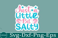 Summer sticker svg design Beach quotes Funny summer Product Image 1