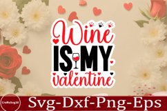 Valentine sticker SVG Design Valentine Love Sticker Svg Product Image 1