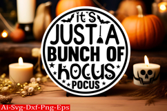 Halloween round sign svg design and Halloween quotes Product Image 1