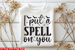 I put a spell on you Halloween SVG Design Product Image 1
