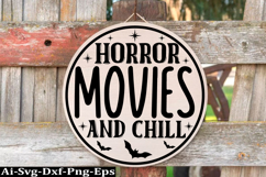 Halloween round sign svg design and Halloween quotes Product Image 1