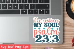 Christian Sticker Svg Bundle design and Jesus quotes Product Image 4