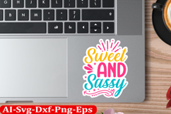Sassy Inspirational Sticker Design, motivational quotes Product Image 1