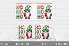 Christmas Gnome Mug Design. Christmas Mug Sublimation Product Image 1